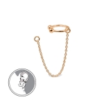 Nausznica z Łańcuszkiem Złota