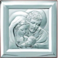 Posrebrzany obrazek Święta Rodzina Beltrami 12 x 12 cm