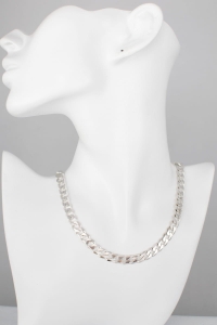 Męski łańcuszek pancerka 8 mm, 50 cm – srebro 925
