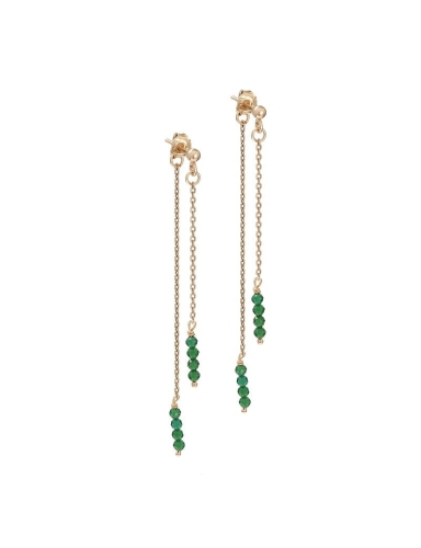 Kolczyki pozłacane wiszące