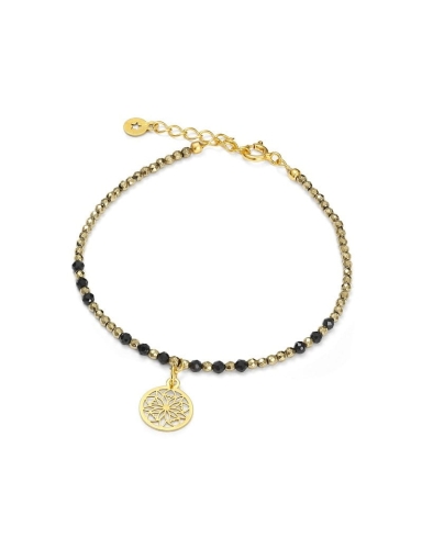 Bransoletka z Turmalinu i Hematytu