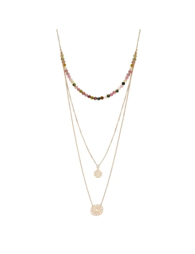 naszyjnik kaskadowy z turmalinem