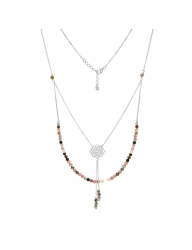 Naszyjnik kaskadowy z turmalinami