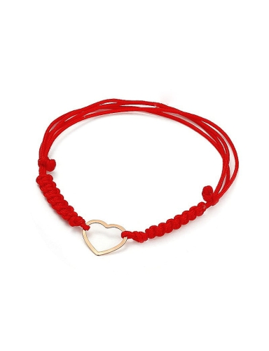 Bransoletka Serce na Sznurku