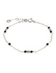 Bransoletka na łańcuszku z turmalinami