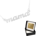 Naszyjnik z Napisem Mama