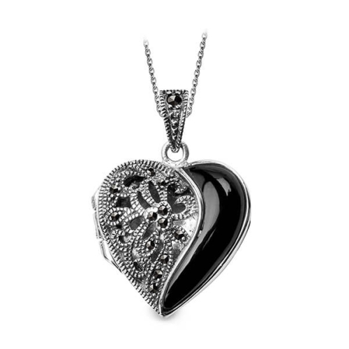 Zawieszka Srebrna Serduszko Puzderko