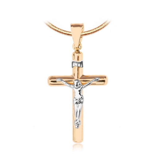Złoty Krzyżyk z Wizerunkiem Jezusa