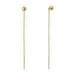 Złote Kolczyki Przeciągane