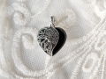 Zawieszka Srebrna Serduszko Puzderko