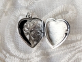 Zawieszka Srebrna Serduszko Puzderko
