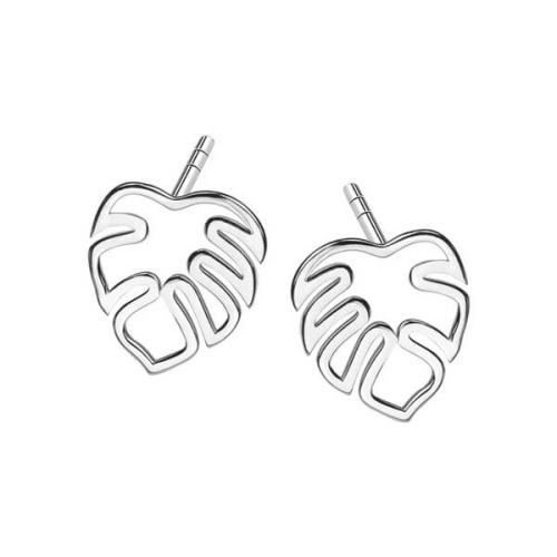 Kolczyki Liść Monstera