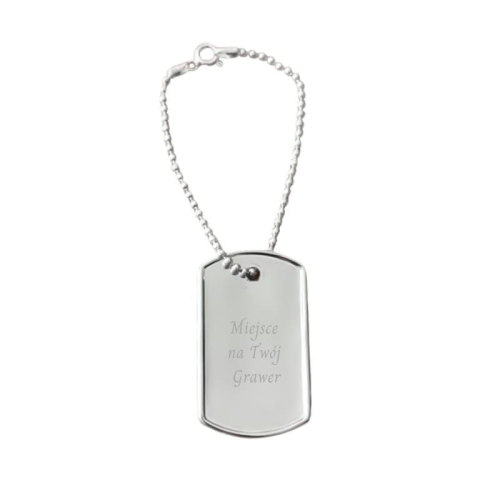 Nieśmiertelnik z grawerem