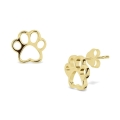 Kolczyki Złote Łapki Psa