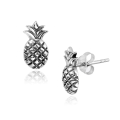 Srebrne Kolczyki Ananasy