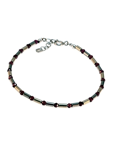 Bransoletka Męska z Hematytami