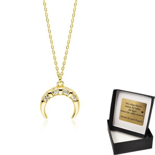 Naszyjnik Księżyc Złoty