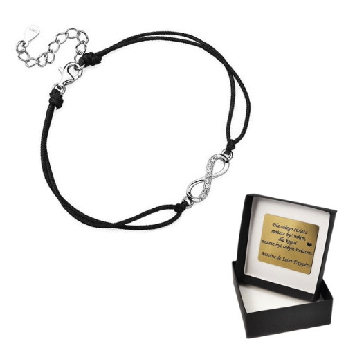 Bransoletka Nieskończoność z Cyrkoniami