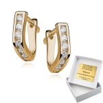 Kolczyki dla dziewczynki z angielskim zapięciem