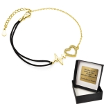 Bransoletka Linia Życia Złota