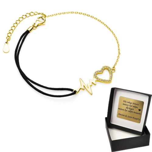 Bransoletka Linia Życia Złota