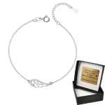 Bransoletka Skrzydła z cyrkoniami