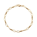 Złota Bransoletka z Kuleczkami