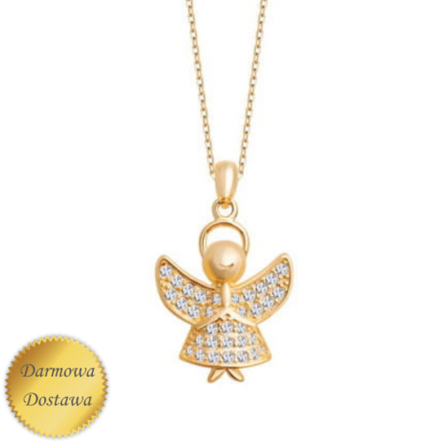 Naszyjnik z aniołkiem