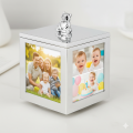 Pozytywka Ramka Szkatułka z Misiem na Chrzest
