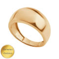 Pierścionek złoty polerowany