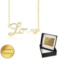 Naszyjnik z Napisem Love