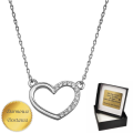 Naszyjnik z serduszkiem srebrny