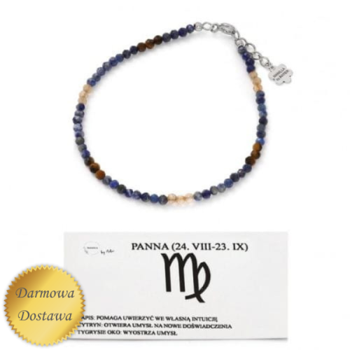 Bransoletka znak zodiaku panna