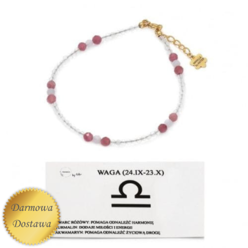 Bransoletka znak zodiaku waga