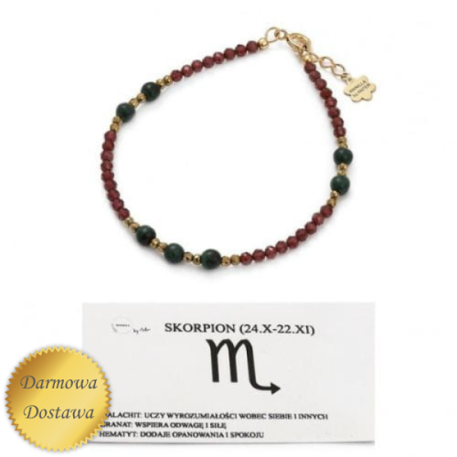 Bransoletka znak zodiaku skorpion