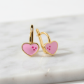 Kolczyki serduszka wiszące
