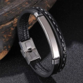 Męska bransoletka z blaszką