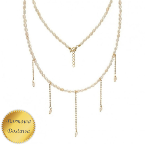 Krótki naszyjnik z pereł