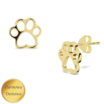 Kolczyki Złote Łapki Psa