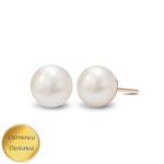 Złote Kolczyki z Perłą