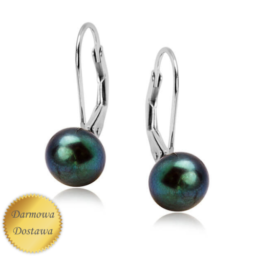 Kolczyki z Czarną Perłą