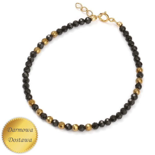 Bransoletka z Hematytem Srebro 925