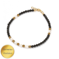 Bransoletka z czarnym turmalinem