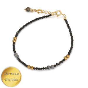 Bransoletka z Turmalinem i Hematytem
