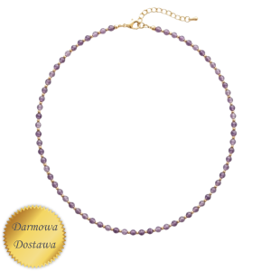 Naszyjnik fiołkowy blask