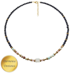 Naszyjnik noc kairu z kryształem srebro 925