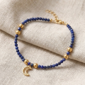 Lapis Lazuli Bransoletka Srebro 925