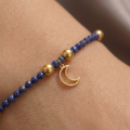 Lapis Lazuli Bransoletka Srebro 925