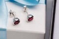 Kolczyki z Rubinem Naturalnym