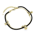 Bransoletka Sznurkowa Czarna